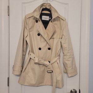 SOLD - COACH The Trench Coat, Medium, Khaki